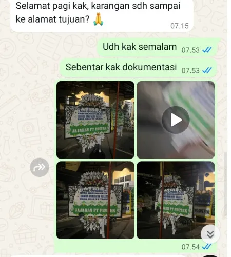 Pengiriman Papan Bunga Selamat Undar Andir Kragilan