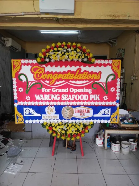 Papan Bunga Ucapan Selamat Undar Andir Kragilan